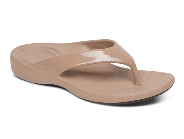 Aetrex Maui L3012W in Mocha upper  view