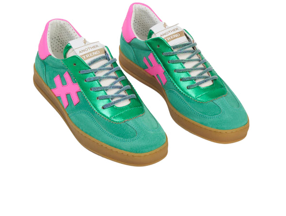 Another Trend A032 1162 - Green Pink upper