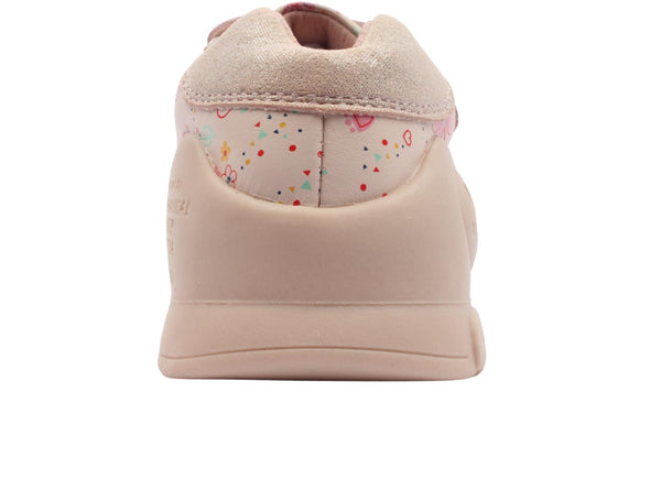 Biomecanics 252100-A779 – Cotton Pink Girls’ Shoe back view