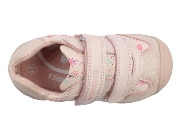 Biomecanics 252100-A779 – Cotton Pink Girls’ Shoe top view