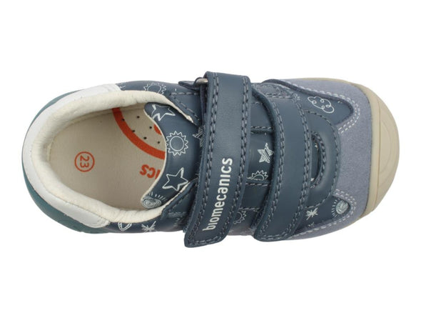 Biomecanics 252115-A556 – Blue Boys’ Shoe top view