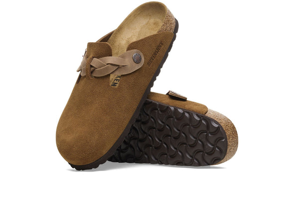 Birkenstock 1026713 Boston Braided - Mink sole view