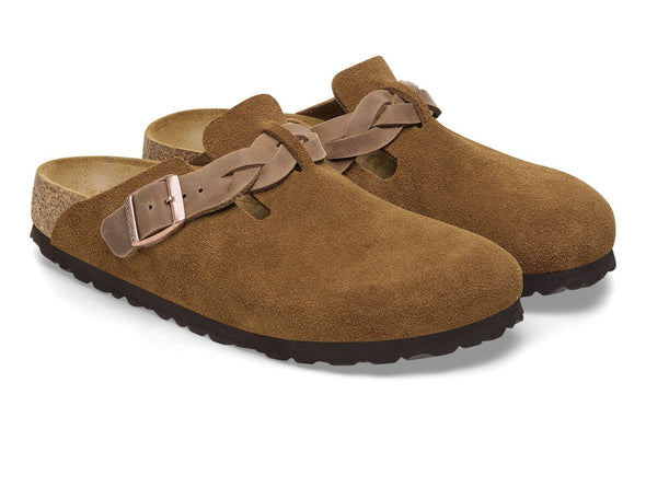 Birkenstock 1026713 Boston Braided - Mink upper 1 view