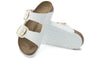 Birkenstock Arizona Big Buckle 1019818 Narrow in White Patent upper 1 view