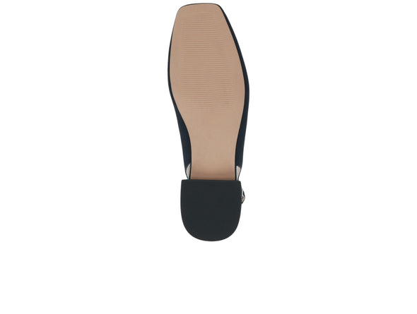 Caprice 9-29400-44 Ocean suede Slingpump, square toe, buckle detail and a 1.5 cm trapezoidal heel, sole