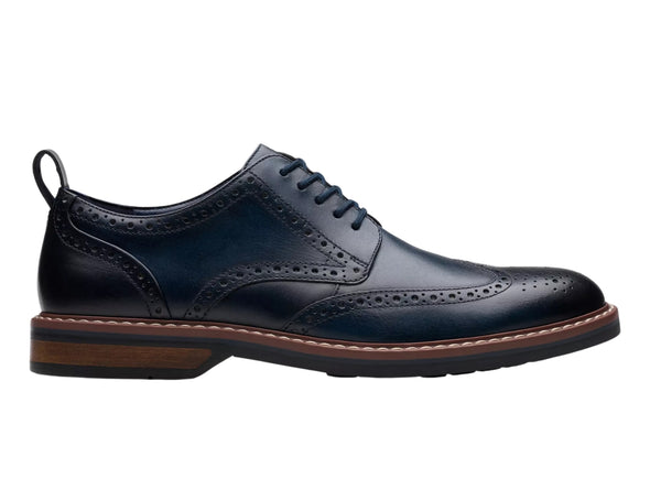 Clarks Aldwin Limit in Navy outer view