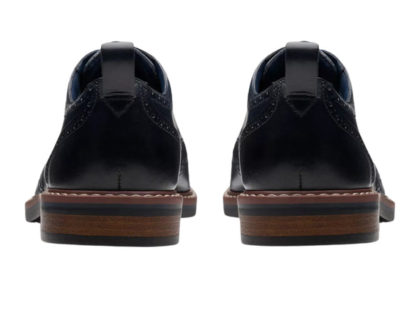 Clarks Aldwin Limit in Navy back view