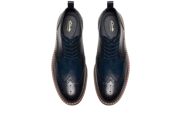 Clarks Aldwin Limit in Navy top view