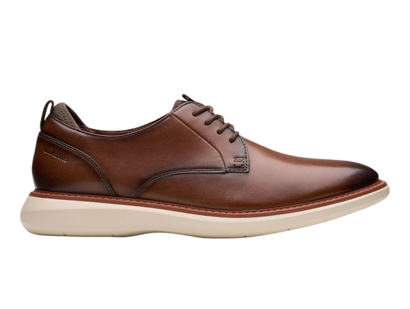 Clarks Brantin Plain - Dark Tan outer view