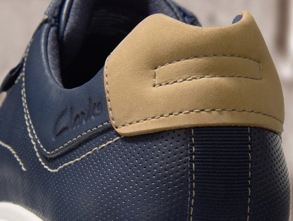 Clarks Mapstone Lace - Navy back view