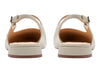 The Clarks Sensa 15 Shine Mary Jane pump in ivory back