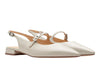 The Clarks Sensa 15 Shine Mary Jane pump in ivory upper