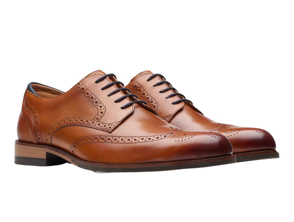 The Craft Arlo Limit Brogue - Tan upper view