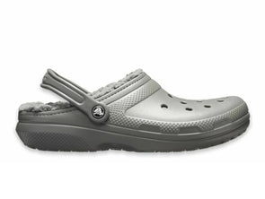 Crocs 203591-0EX Classic Lined Clog - Slate Grey outer view