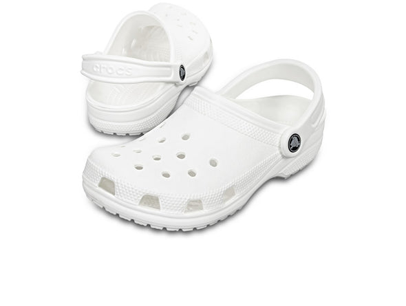 Crocs Classic Clog 10001-100 in White upper view