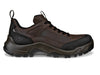 ECCO Offroad M 822354-59325  laced shoe in black mocha with pull tab at heel, outer view