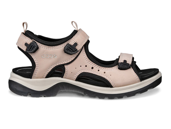 
ECCO Offroad 822043 rose walking sandal with leather, EVA footbed, RECEPTOR® tech, and rubber outsole for superior grip outer