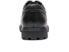 G-Comfort 959-1. Men's casual shoe in Black leather, laced. Back view.