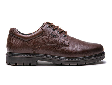 G-Comfort 959-1. Mens, laced casual shoe in brown leather., outer view.