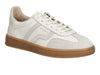 Gant Cuzima 30531953 G29 - White. Laced retro sneaker with a gum sole, leather and suede upper view. 