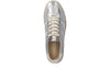 Gant Cuzima 30531955 G80 in Silver. Laced retro sneaker with a gum sole, leather upper, top view.