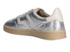 Gant Cuzima 30531955 G80 in Silver. Laced retro sneaker with a gum sole, leather upper, inner view.