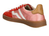 Gant Cuzima 30538975 G521 in Red Apricot. Laced retro sneaker with a gum sole, leather and suede, inner view.