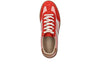 Gant Cuzima 30538975 G521 in Red Apricot. Laced retro sneaker with a gum sole, leather and suede, top view.