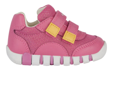 Geox B3558A Iupidoo Baby in Pink Yellow outer view