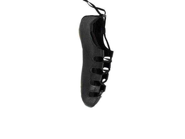 Goleen Irish Dancing Pump Loop - Black upper view