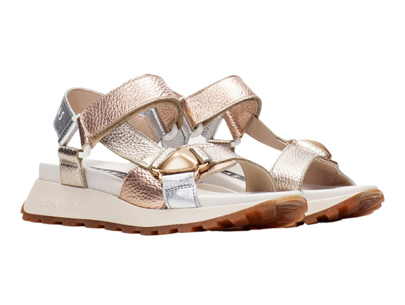 Hispanitas CHV253896 Maui – Modern Metallic Sports Sandal upper view