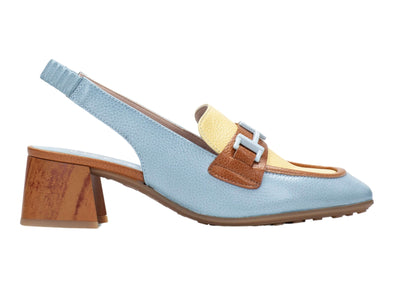 Hispanitas CHV254004 Hanoi – Pastel Blue &amp; Yellow Slingback outer