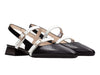 Hispanitas HV253922 Dali – Elegant Black Slingback upper view