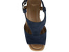 Lotus Delfina ULS459 Wedge Sandal – Navy Suede top view