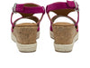 Lotus Delfina ULS459 Wedge Sandal – Pink Suede back view