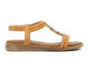 Lunar Portofino JLH502 Boho Glam Sandal in Camel outer view