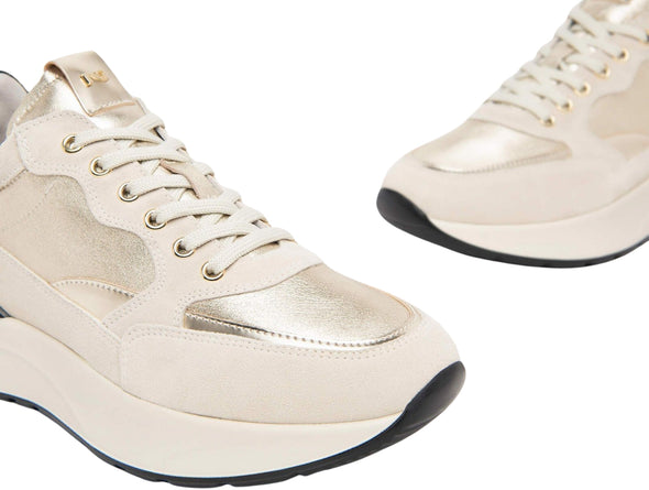 NeroGiardini I411542D 714 in Champagne Gold upper 1 view