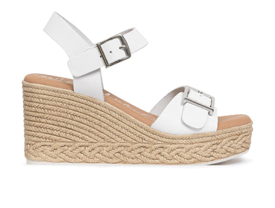 Oh My Sandals 5459 Minerva in White outer view