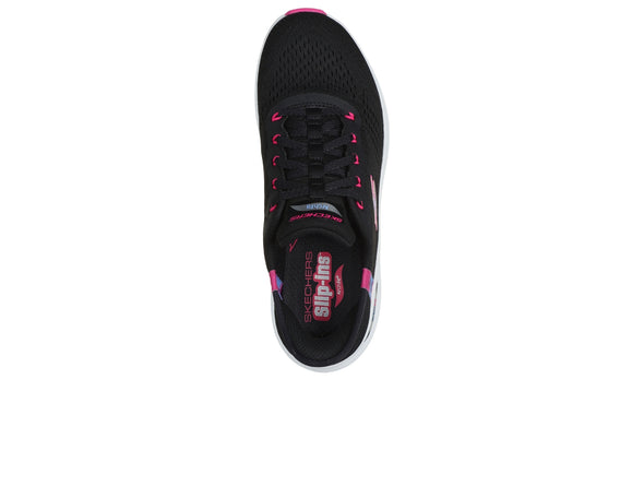 Skechers 150066 Slip-ins: Arch Fit 2.0 - Easy Chic - Black Hot Pink top view