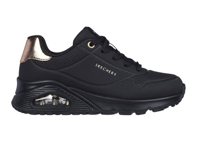 Skechers 155196 Street™ Uno Shimmer Away in Black Gold outer view