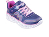 Skechers 302689L Heart Lights® - Retro Hearts - Navy Multi upper view