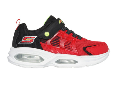 Skechers 400090L S Lights: Prismatrons in Red Black outer view