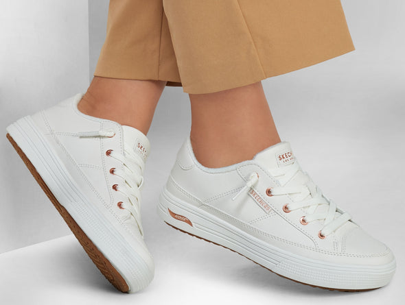 Skechers Arch Fit Arcade-On My Way 177189 in White model View