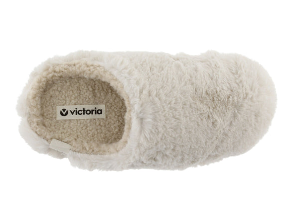 Victoria Slippers 10811 01 in Beige top view