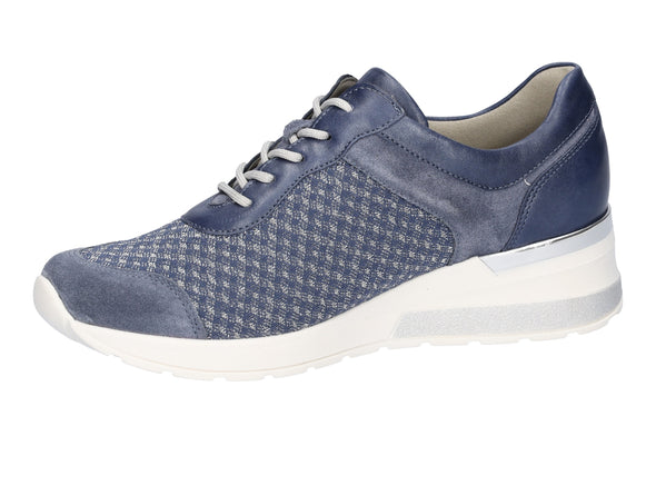 Waldläufer 939H01 800 206 – Navy Wedge Sneaker inner view